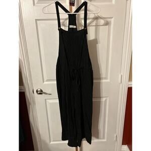 Paper Crane Striped Overalls, Size Large